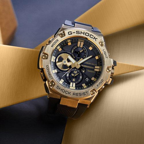 卡西欧G-SHOCK GST-B100GB-1A9/D-2A/1A/X-1A/XB太阳能蓝牙男手表 - 图0