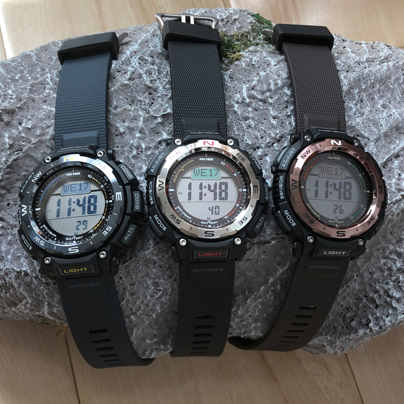 卡西欧手表PROTREK PRW-3400Y-2/30-1/5/3100Y太阳能电波登山男表 - 图3