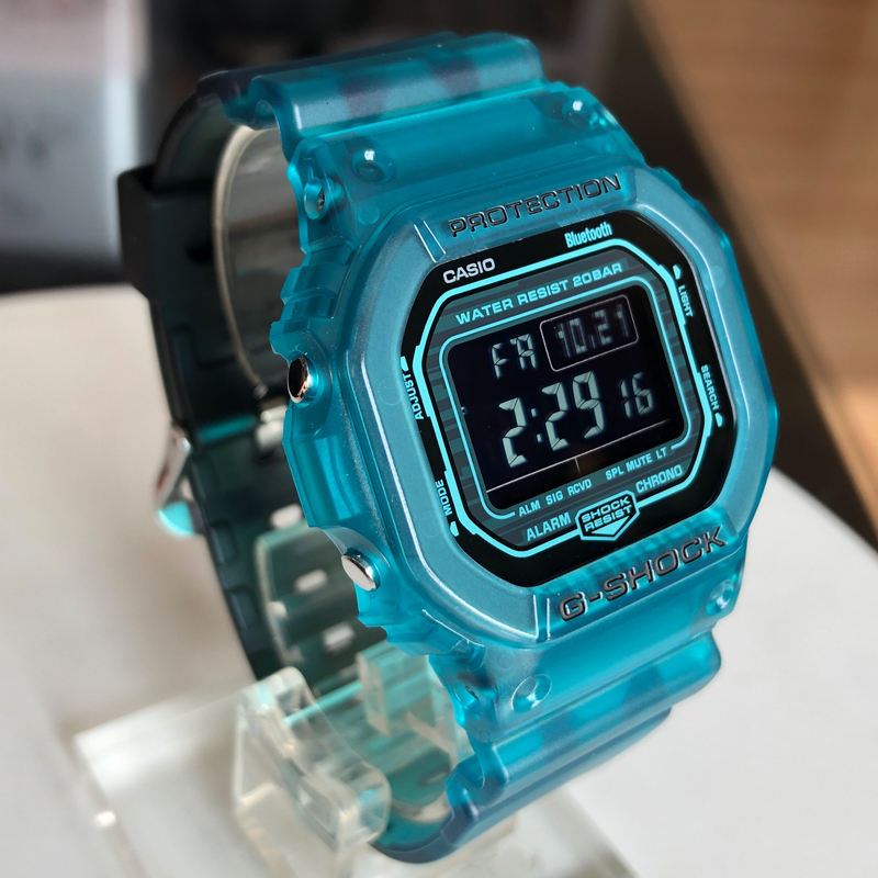 卡西欧手表G-SHOCK DW-B5600G-2/1/7/5600SKC-1蓝牙电子防水男表-图1