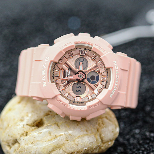 卡西欧手表 BABY-G BA-130-4A/1A2/110XCP/7A1/7A2 电子运动女表 - 图0