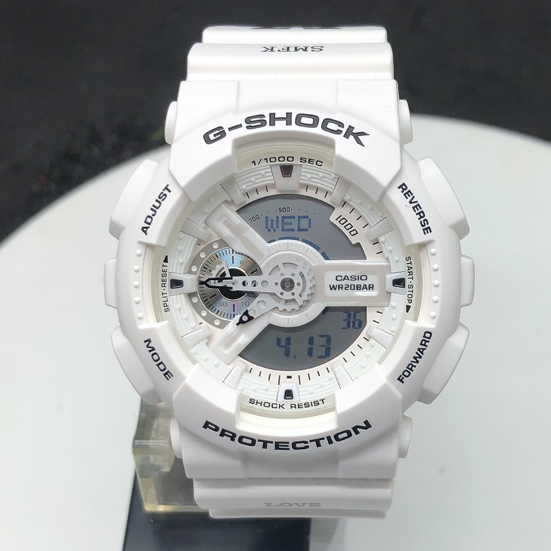 卡西欧手表SMFK合作款防水电子石英男表GA-110MW-7A/GB/MMC-1A - 图1