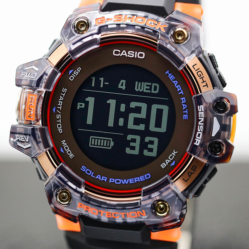 卡西欧G-SHOCK GBD-H1000-1A4/1A9/1/8/BAR-4心率蓝牙男手表防水-图2