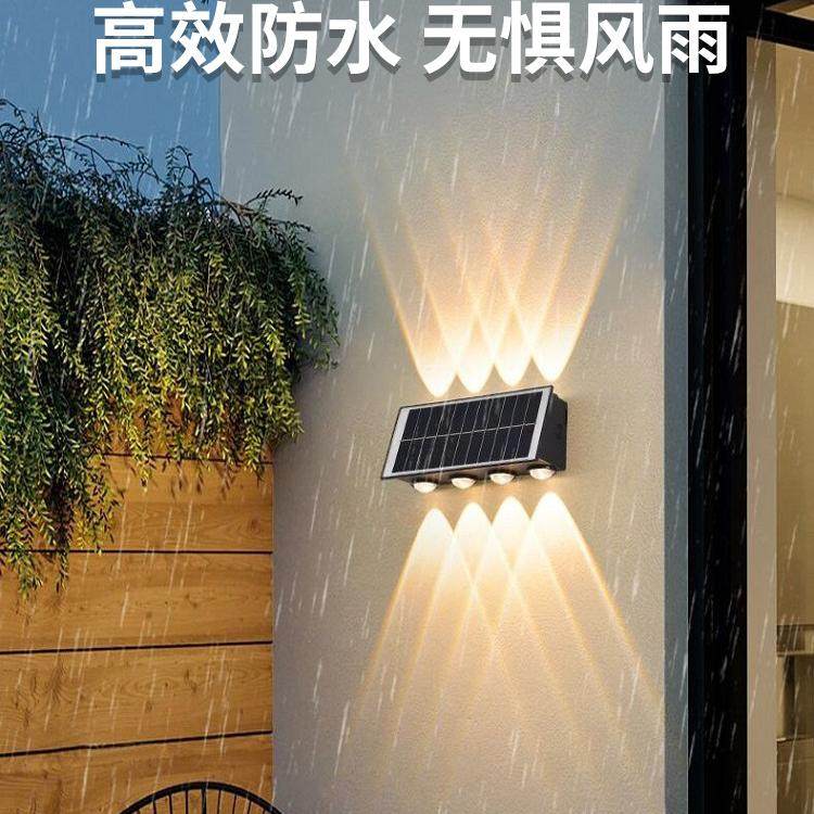 太阳能户外灯洗墙灯室外庭院防水别墅花园外墙景观射灯装饰围墙灯,淘宝优惠券,粉丝福利购,淘宝优惠卷