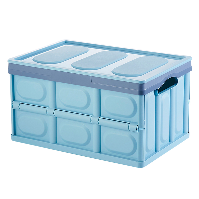 汽车收纳箱塑料后备箱折叠整理储物箱车内杂物箱子可装防水钓鱼 - 图3