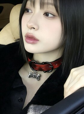 新款温感变色项圈千禧辣妹甜酷