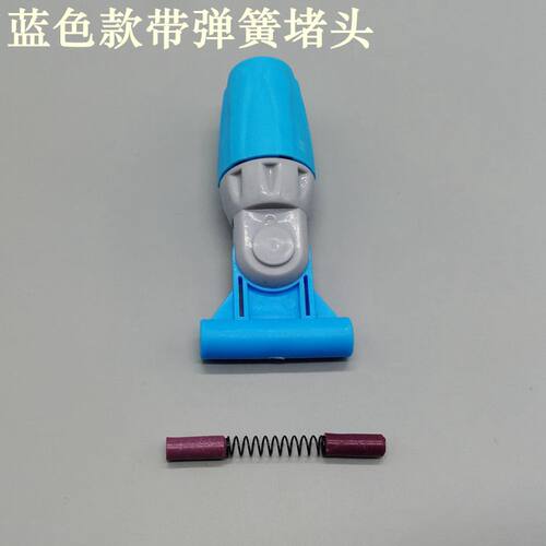 平板拖把连接轴万向接头转轴弹簧堵头塑料配件夹布平推尘推旋转头 - 图0
