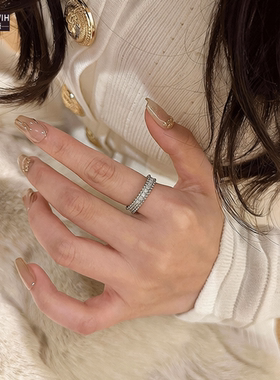 ECETOWIH莫桑石满天星女s925纯银