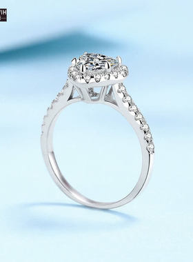 ECETOWIH纯银女pt950铂介子时尚