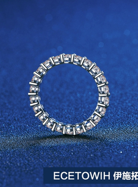 ECETOWIH新款s925纯银石女pt950