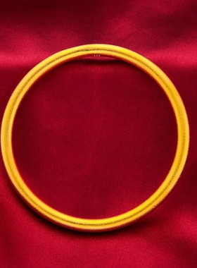 古法传承手镯女越南沙金仿真黄金磨砂素圈纯实心手链正品结婚礼物