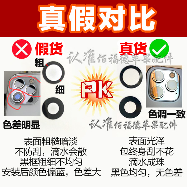 适用苹果13promax后摄像头镜片原装iphone13mini相机镜面镜头玻璃-图1