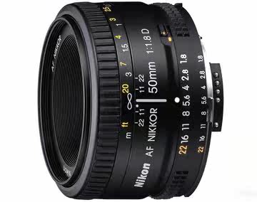 尼康单反镜头 AF 50mm f/1.8D 标准定焦 尼康 50 1.8镜头 行货 - 图0