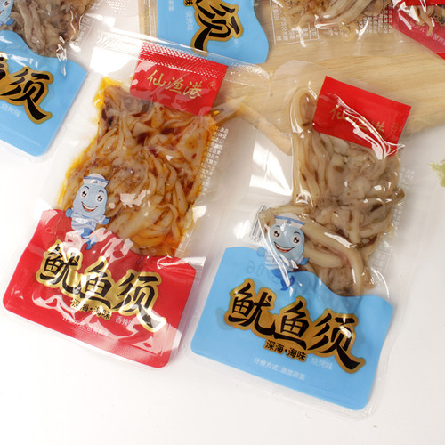 仙渔港鱿鱼须鱿鱼头爪北海特产即食海鲜零食小包装办公室网红熟食 - 图3