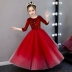 Trẻ em công chúa váy cô gái mùa thu váy bé gái váy fluffy bé mới váy trẻ em váy catwalk - Váy
