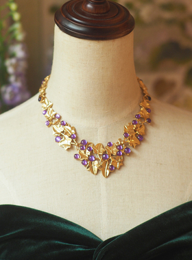 中古vintage项链翠法丽Trifari