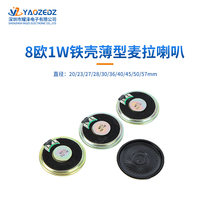 20 20 23 27 27 30 28 36 36 40 45 50mm8 Euro 1W 2W Inner magnetic ultra-thin speaker iron shell horn