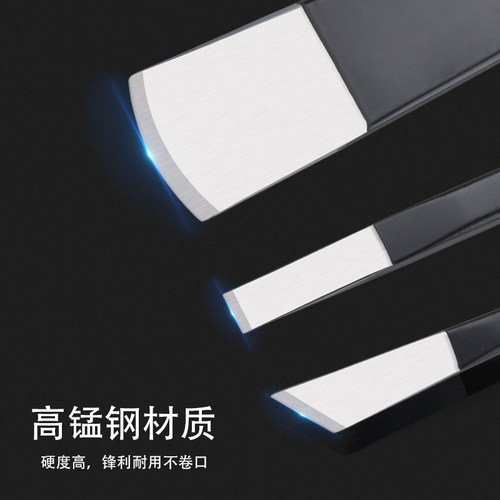 天艺扬州三把刀锻打高锰钢修脚刀套装工具3件套修指甲刀 - 图0