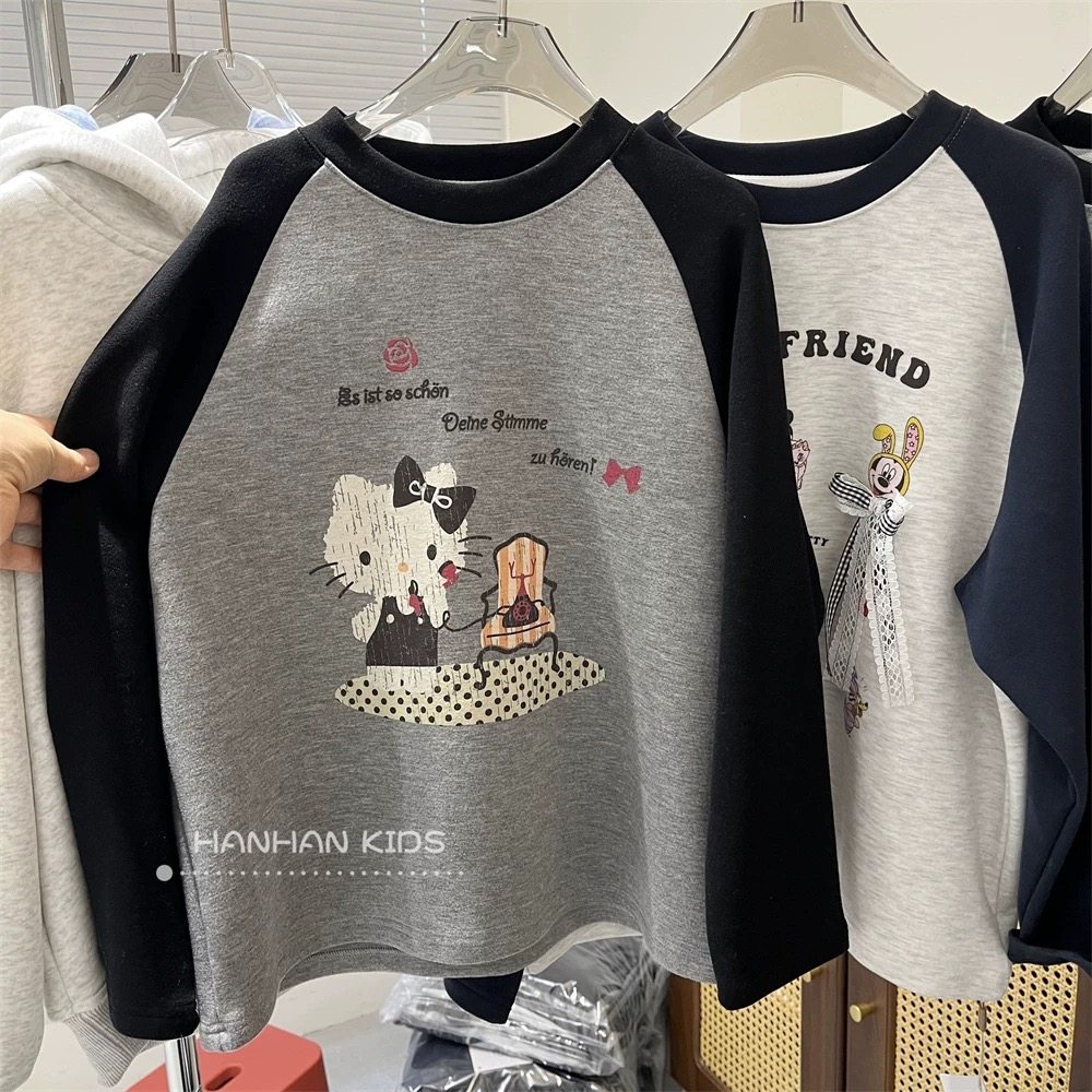 波拉韩国童装儿童装加厚磨毛长袖T恤秋冬新款女童韩版打底衫潮,淘宝优惠券,粉丝福利购,淘宝优惠卷