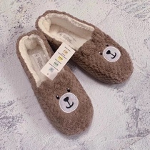 Eu Single Coral Suede Soft Comfort Lefu Shoes Home Slippers Home Shoes Little Penguin