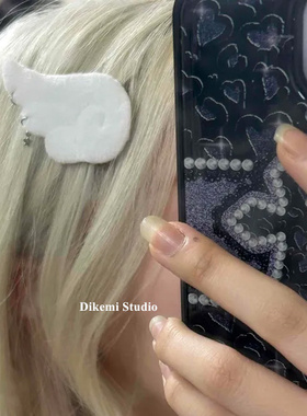甜美天使翅膀胸针背包挂件发饰品