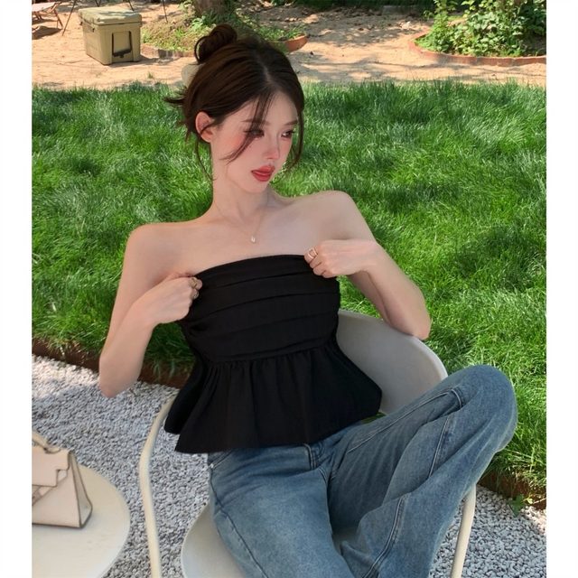 Camisole ນັກສຶກສາ summer ຮ້ອນແມ່ຍິງ vest ສັ້ນສໍາລັບແມ່ຍິງ