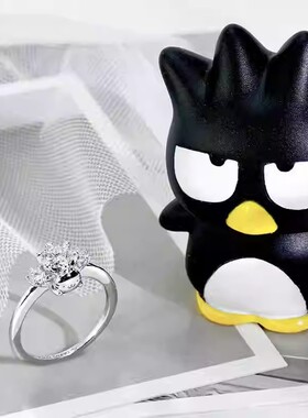 BADBADTZ莫桑石单锆石戒指