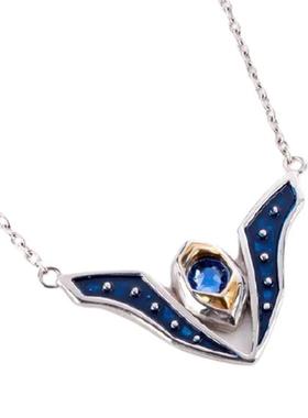 希卡利奥特曼戒指 彩色计时器项链吊坠潮流不掉色时尚指环饰品ins