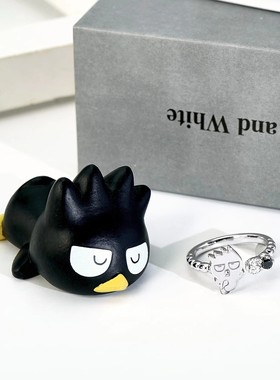 BadBadzmar酷企鹅礼物戒指