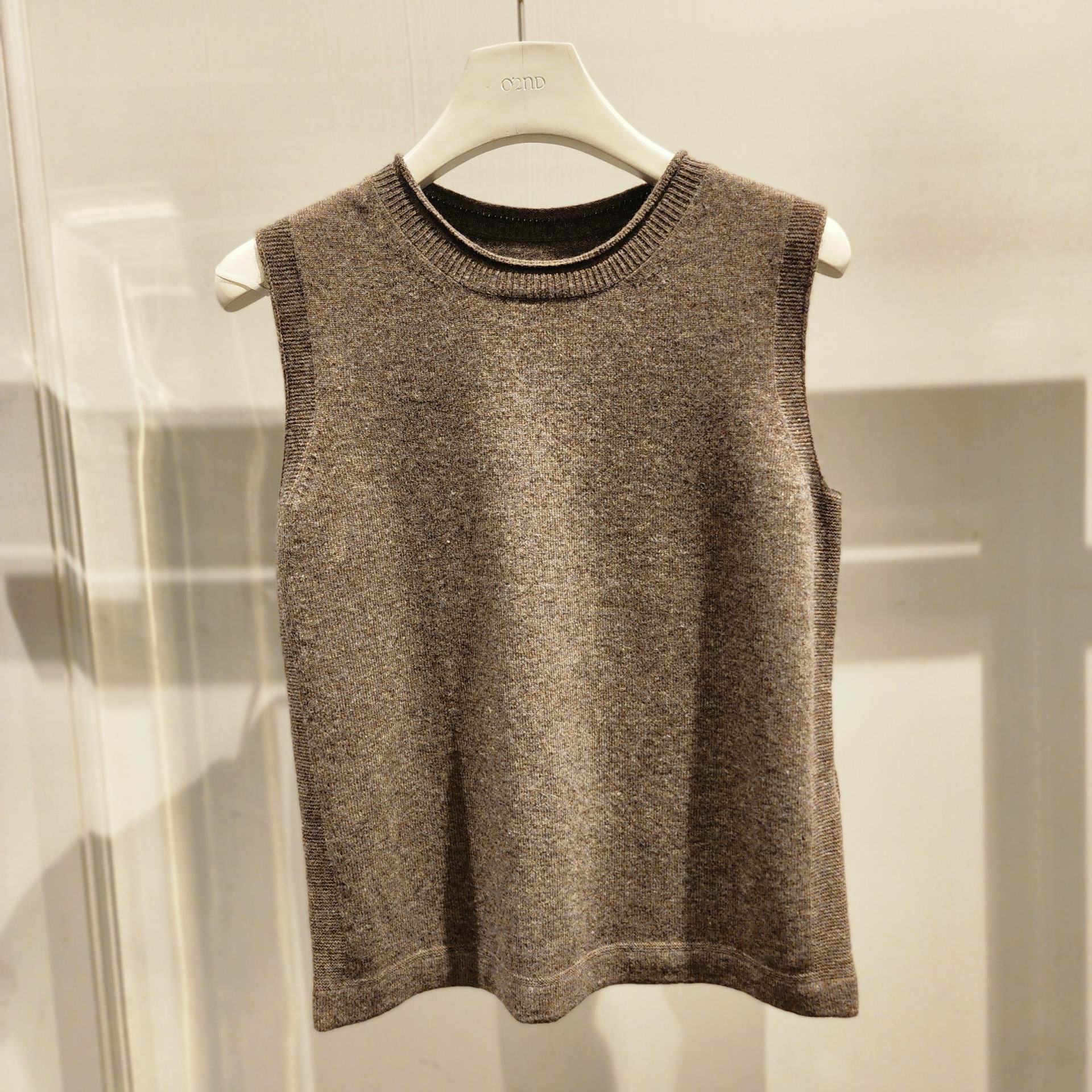 潮流直邮 韩国O'2nd 奥蔻 24冬    两件套针织帽衫O22EBKTO741W,淘宝优惠券,粉丝福利购,淘宝优惠卷