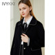 Ivykki sheep wool mid-length woolen coat