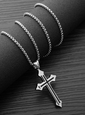 2022年新款十字架项链男女ins潮