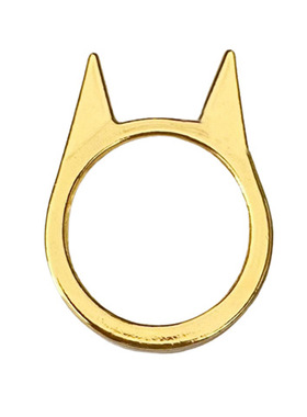 防身猫耳单指扣戒指破窗器女士防