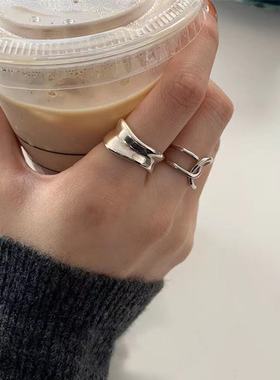 不规则金属戒指女时尚个性ins潮