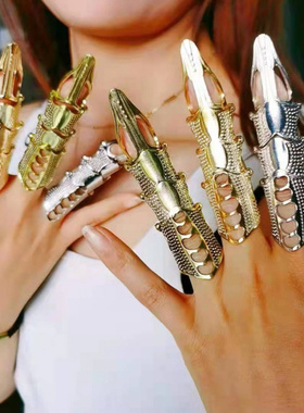 饰品厂家供应欧美复古朋克炫酷尖