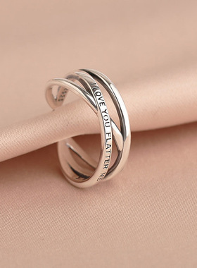 女潮流个性冷淡风食指戒韩版简约