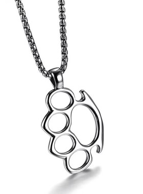 2025饰品源头厂家手指套健身吊坠潮人个性时尚项链