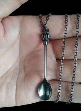 跨境饰品皇冠迷你茶勺古典皇家爱