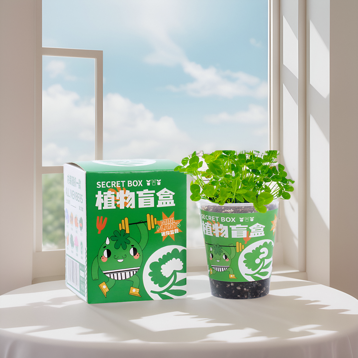 儿童种植盲盒玩具幼儿园观察植物盆栽小学生种植发芽种子创意迷你 - 图2