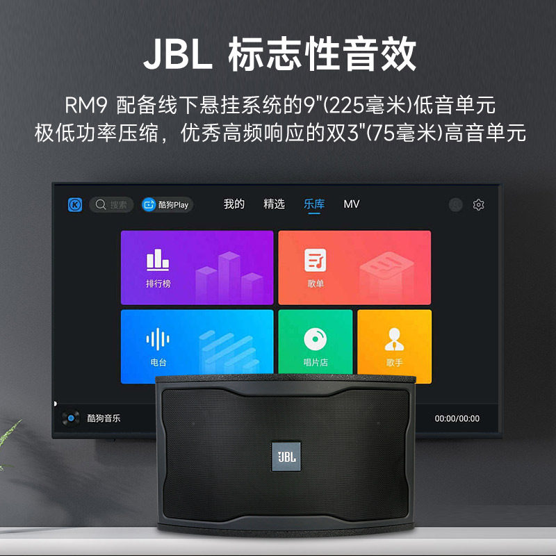 【新品】jbl rm9家庭ktv套装专业 JBLKTV/卡拉OK音箱