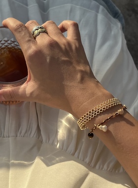 MAKIIMAKII 红运发发葫芦手链精致小众叠戴手饰