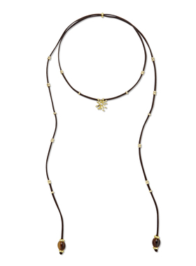 高级长款叠戴锁骨链精致百搭女生