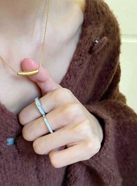 小茄子钛钢项链女轻奢小众蛇骨链锁骨链2025年新款女高级感配饰品