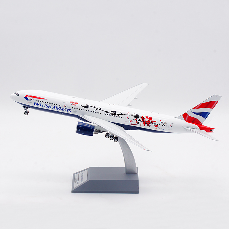 英国航空ARD-Models1:200飞机模型仿真合金波音777-200ER G-YMML-图0