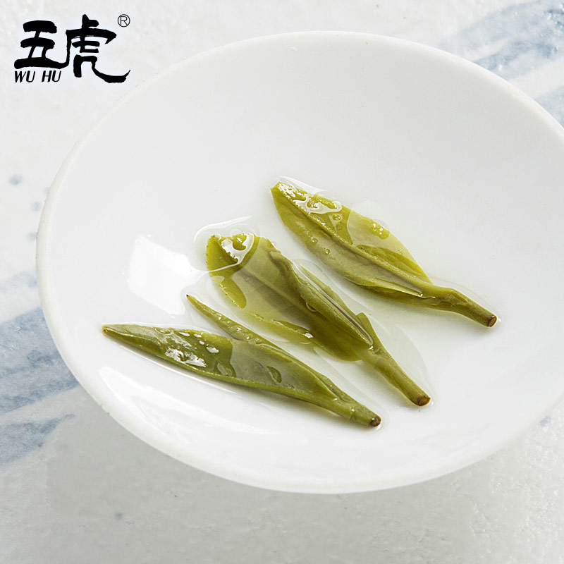 五虎茶叶旗舰店五虎龙井茶叶散装非特级绿茶龙井口粮茶荼叶罐装铁盒装礼盒装爪芽2