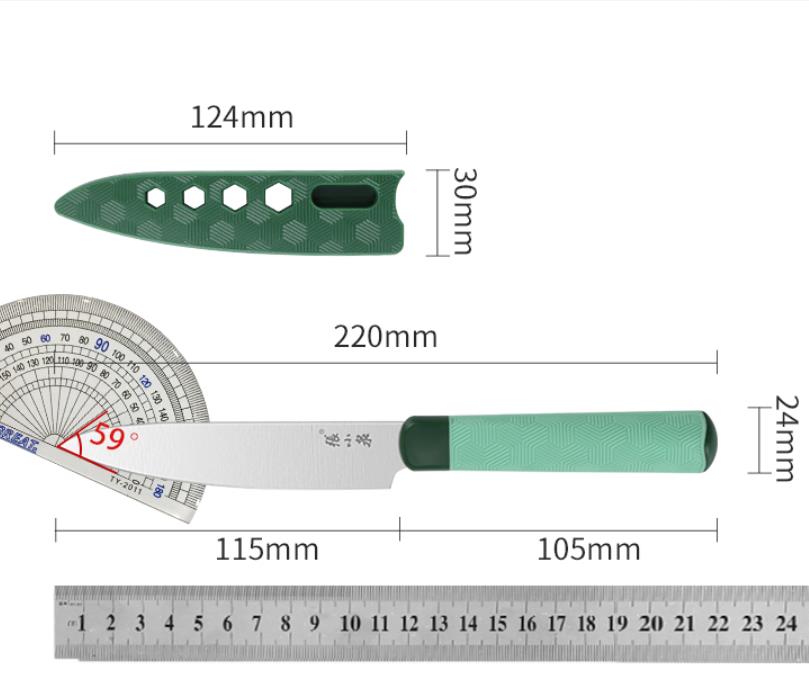 张小泉水果刀家用便携刀鞘小刀宿舍用学生不锈钢削皮剥皮厨房随身-图1