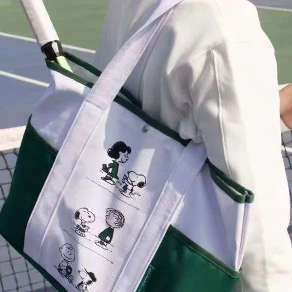 可爱史努比帆布包包女大容量手提包时尚上班通勤单肩托特包补习包,淘宝优惠券,粉丝福利购,淘宝优惠卷