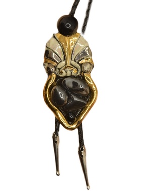 中古首饰 Linda 北美部落珠宝夸张陶瓷项链  轻奢小众 不退换