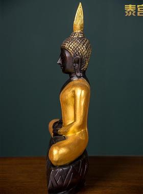 异丽泰国进口东南亚木雕佛像摆件