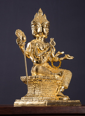 纯铜工艺品佛像装饰摆件四面佛