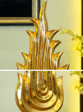 东南亚风格禅意木雕摆件